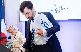 Le Rassemblement National presente son Contre Budgand economique and financier.