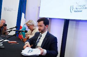 Le Rassemblement National presente son Contre Budgand economique and financier.