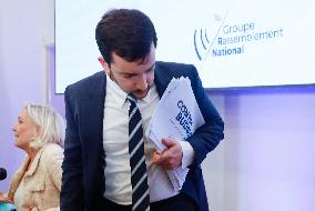 Le Rassemblement National presente son Contre Budgand economique and financier.