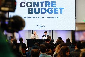 Le Rassemblement National presente son Contre Budgand economique and financier.