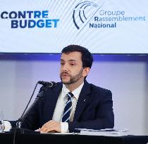 Le Rassemblement National presente son Contre Budgand economique and financier.