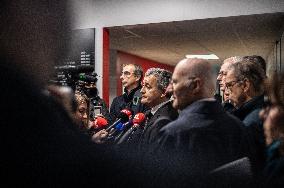 Gérald Darmanin Minister of Justice at ENM Bordeaux