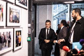 Gérald Darmanin Minister of Justice at ENM Bordeaux