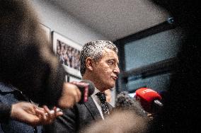 Gérald Darmanin Minister of Justice at ENM Bordeaux