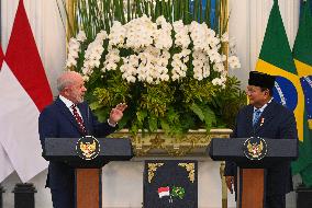 President Luiz Inacio Lula da Silva Visits Indonesia