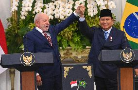 President Luiz Inacio Lula da Silva Visits Indonesia