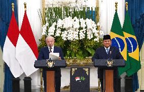 President Luiz Inacio Lula da Silva Visits Indonesia