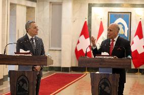 PM Mohammed Shia' al-Sudani Welcomes Ignazio Cassis - Baghdad