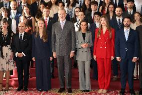 Spanish Royal Family Audience - Oviedo