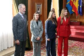 Spanish Royal Family Audience - Oviedo