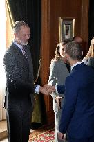 Spanish Royal Family Audience - Oviedo