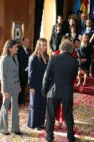 Spanish Royal Family Audience - Oviedo