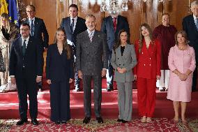 Spanish Royal Family Audience - Oviedo