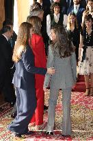 Spanish Royal Family Audience - Oviedo