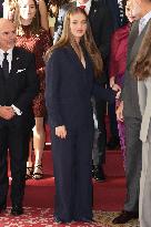 Spanish Royal Family Audience - Oviedo