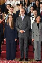 Spanish Royal Family Audience - Oviedo