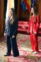 Spanish Royal Family Audience - Oviedo