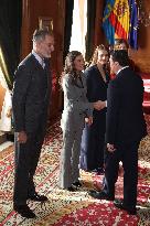 Spanish Royal Family Audience - Oviedo