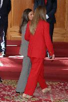 Spanish Royal Family Audience - Oviedo