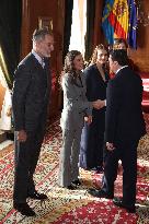 Spanish Royal Family Audience - Oviedo
