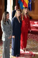 Spanish Royal Family Audience - Oviedo