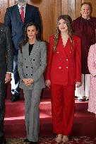 Spanish Royal Family Audience - Oviedo