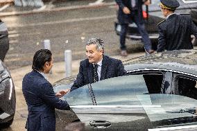 Gérald Darmanin Minister of Justice at ENM Bordeaux