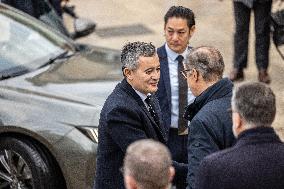 Gérald Darmanin Minister of Justice at ENM Bordeaux