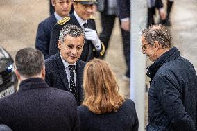 Gérald Darmanin Minister of Justice at ENM Bordeaux