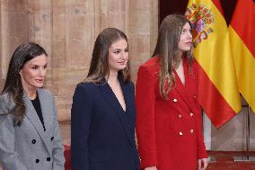 Spanish Royal Family Audience - Oviedo