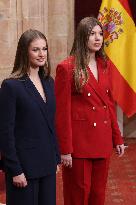 Spanish Royal Family Audience - Oviedo