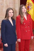 Spanish Royal Family Audience - Oviedo