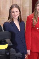 Spanish Royal Family Audience - Oviedo