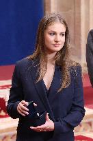 Spanish Royal Family Audience - Oviedo