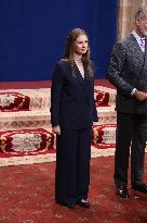 Spanish Royal Family Audience - Oviedo