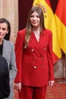 Spanish Royal Family Audience - Oviedo