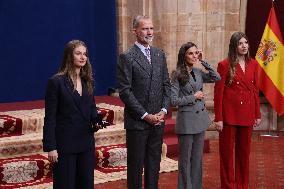 Spanish Royal Family Audience - Oviedo