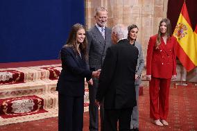 Spanish Royal Family Audience - Oviedo