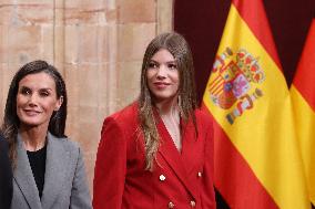 Spanish Royal Family Audience - Oviedo