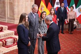 Spanish Royal Family Audience - Oviedo