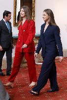 Royals Deliver Medal of Honor To Winners At Princess of Asturias Awards - Spain