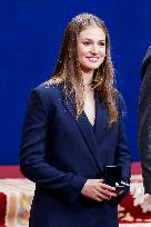 Royals Deliver Medal of Honor To Winners At Princess of Asturias Awards - Spain