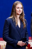 Royals Deliver Medal of Honor To Winners At Princess of Asturias Awards - Spain