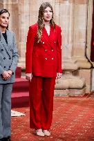 Royals Deliver Medal of Honor To Winners At Princess of Asturias Awards - Spain