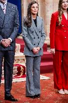 Royals Deliver Medal of Honor To Winners At Princess of Asturias Awards - Spain