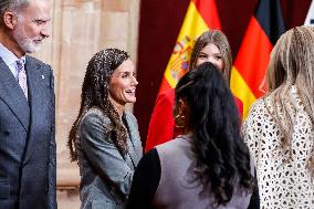Royals Deliver Medal of Honor To Winners At Princess of Asturias Awards - Spain