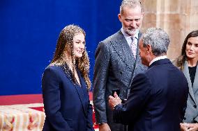 Royals Deliver Medal of Honor To Winners At Princess of Asturias Awards - Spain