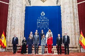 Royals Deliver Medal of Honor To Winners At Princess of Asturias Awards - Spain