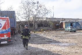Aftermath Of Russian Attack On Industrial District - Kharkiv