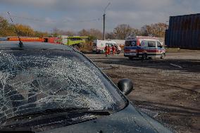 Aftermath Of Russian Attack On Industrial District - Kharkiv